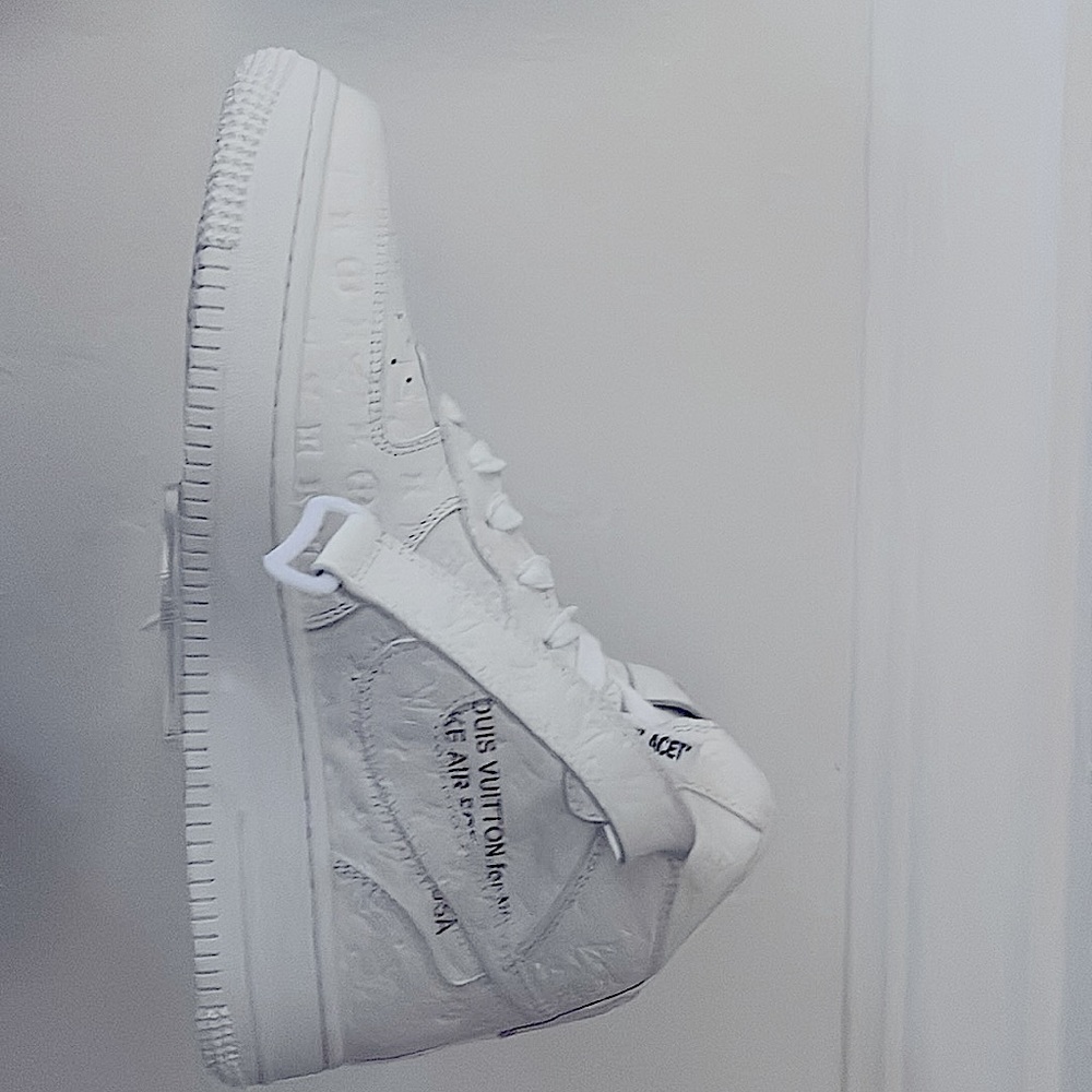 Luis Vuitton Air Force 1 Mid, Colorway: White